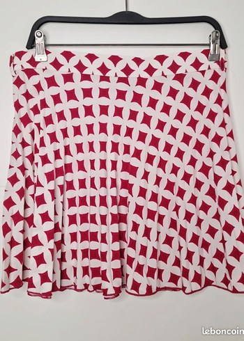 Zara Marka Kırmızı Pilili Midi Kadın Etek - Görsel 2