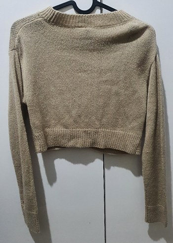 H&M Bej Kadın Örgü Kazak - Görsel 3