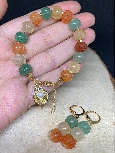  Beden Aventurin taşı set