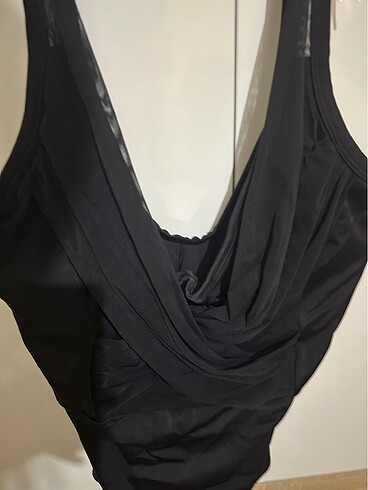 46 Beden Penti drape detaylı mayo