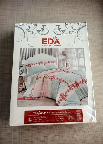 EDA Ranforce Çift Kişilik Nevresim Takımı