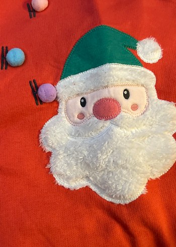 Renkli Payetli Kız Çocuk Sweatshirt - Görsel 4