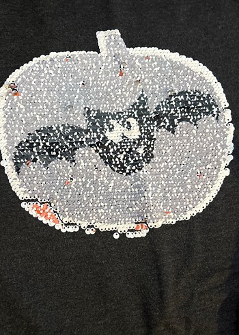 Renkli Payetli Kız Çocuk Sweatshirt - Görsel 3