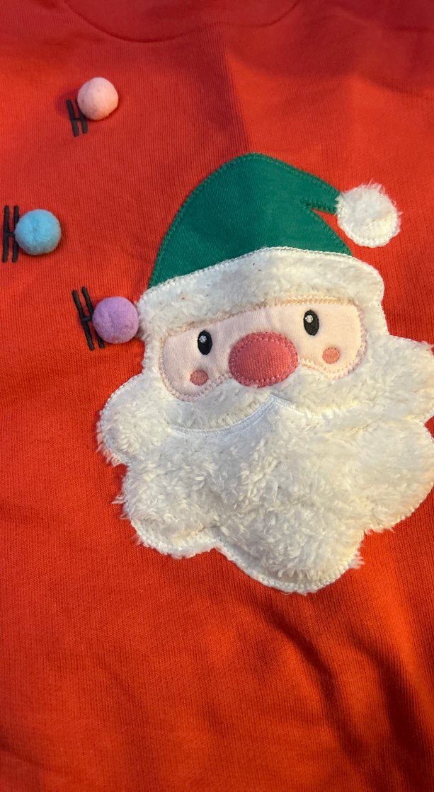 Renkli Payetli Kız Çocuk Sweatshirt - Görsel 4