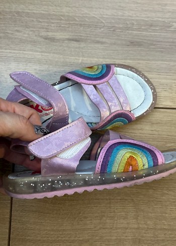 Kız Çocuk Çok Renkli  Sandalet - Görsel 3