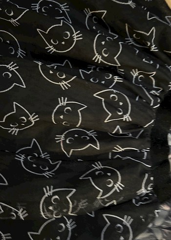 Kızlar için Renkli Desenli Fırfırlı Etek - Görsel 2