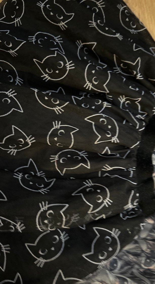 Kızlar için Renkli Desenli Fırfırlı Etek - Görsel 2