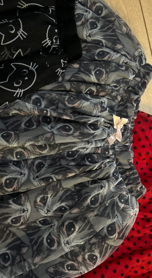 Kızlar için Renkli Desenli Fırfırlı Etek - Görsel 3