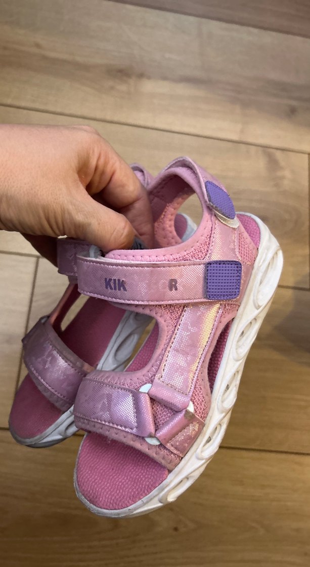 KIKO Pembe Kız Çocuk Sandalet - Görsel 2