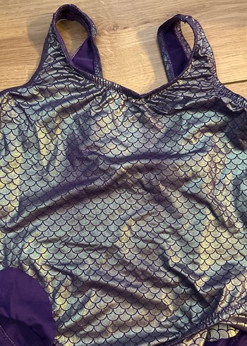 Parlak Mavi Kız Çocuk Mayo ve Ayakkabı Seti - Görsel 3