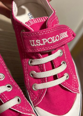 U.S. Polo Assn. Pembe Kız Çocuk Spor Ayakkabı - Görsel 2