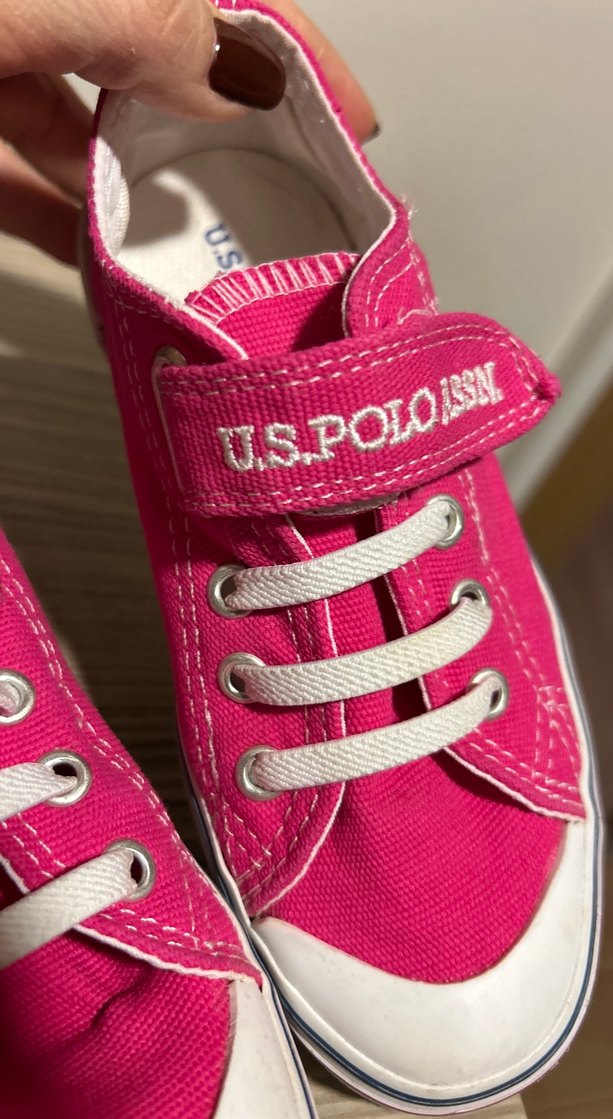 U.S. Polo Assn. Pembe Kız Çocuk Spor Ayakkabı - Görsel 2