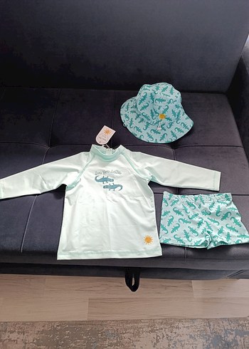 Mama yoyo uv korumalı Erkek Çocuk Uzun Kollu Mayo Takımı 3-4 yaş - Görsel 4