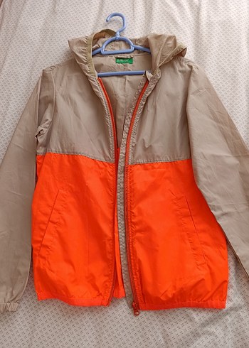 Benetton Kapüşonlu Yağmurluk - Görsel 5