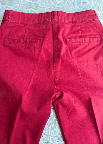 Kadın Kırmızı Pantolon - Görsel 5