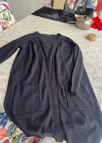 Kadın Uzun Triko Hırka - Görsel 2