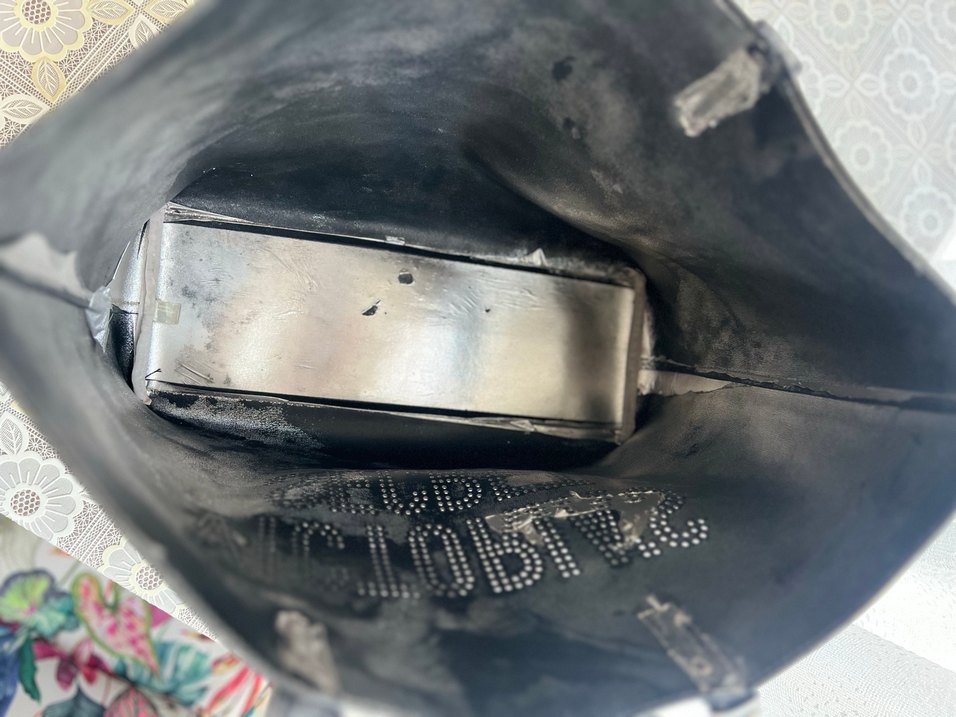 Siyah Deri Kadın Çanta Püsküllü - Görsel 3