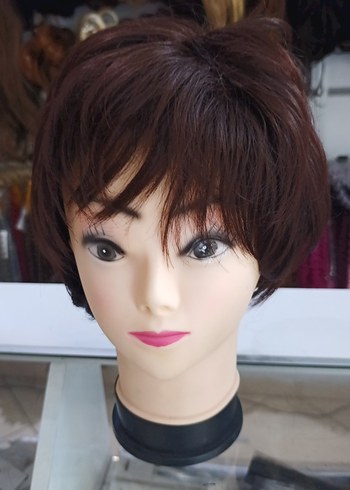 unisex  fiber Peruk - Görsel 5