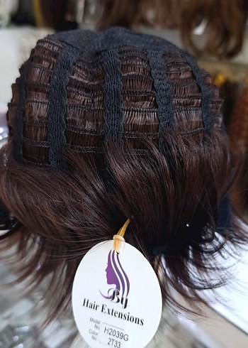 unisex  fiber Peruk - Görsel 8