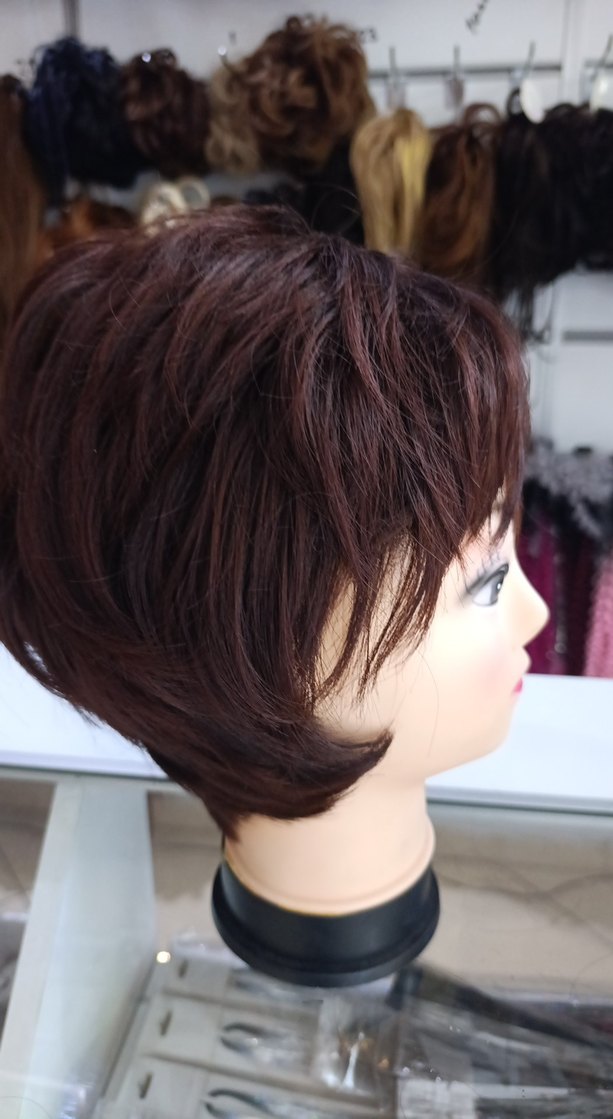 unisex  fiber Peruk - Görsel 4