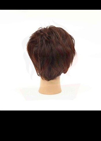 Koyu Kahverengi fiber  Peruk - Görsel 4