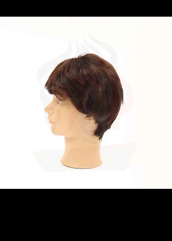 Koyu Kahverengi fiber  Peruk - Görsel 6
