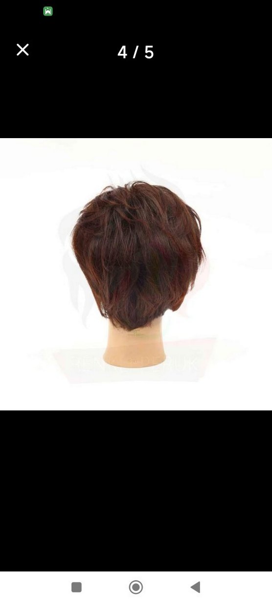 Koyu Kahverengi fiber  Peruk - Görsel 4