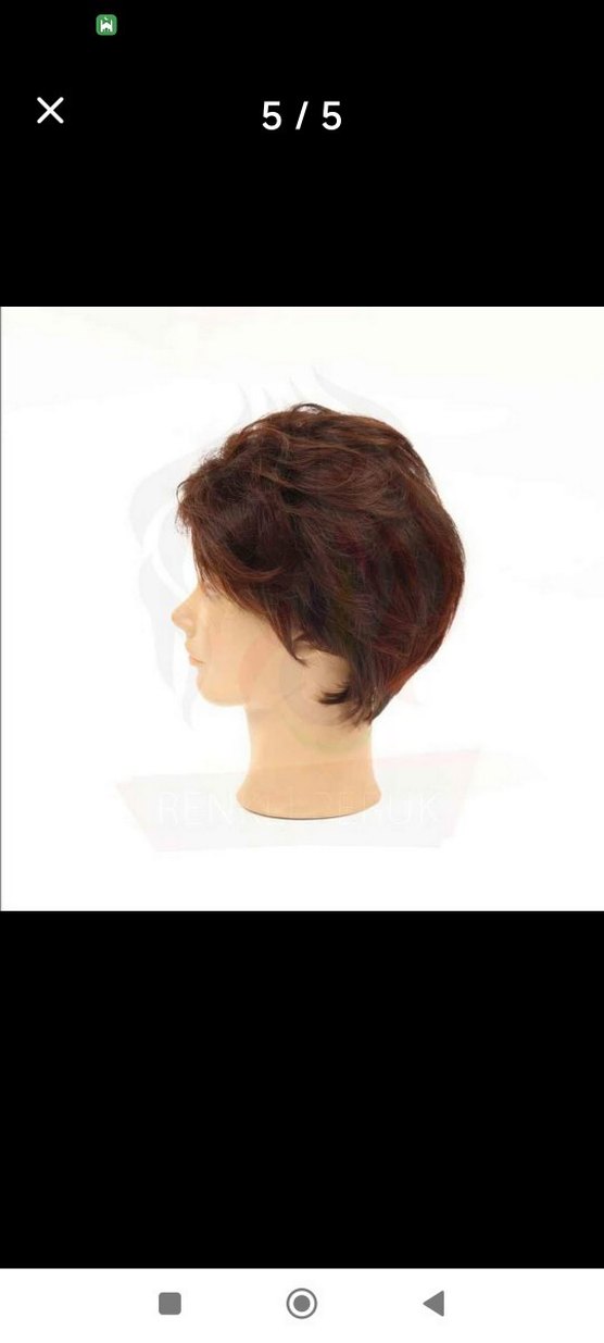 Koyu Kahverengi fiber  Peruk - Görsel 5