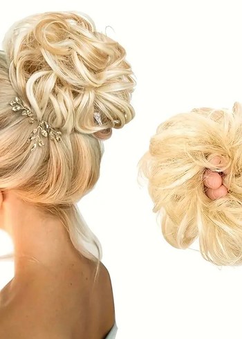 Bayan saçına dönüş tür  sarma topuz saç - Görsel 2