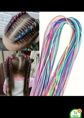 Renkli Elastik Kadın Saç Aksesuarı - Görsel 3