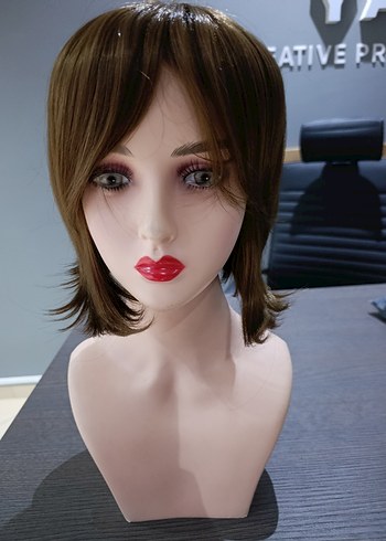 Bayan Fiber Peruk Doğal & Şık Görünüm - Görsel 6