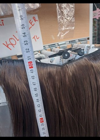 Tek parça yarım ay saç  A kalite - Görsel 3