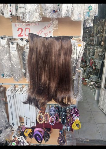 Tek parça yarım ay saç  A kalite - Görsel 4