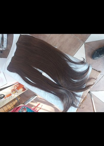 Tek parça yarım ay saç  A kalite - Görsel 2