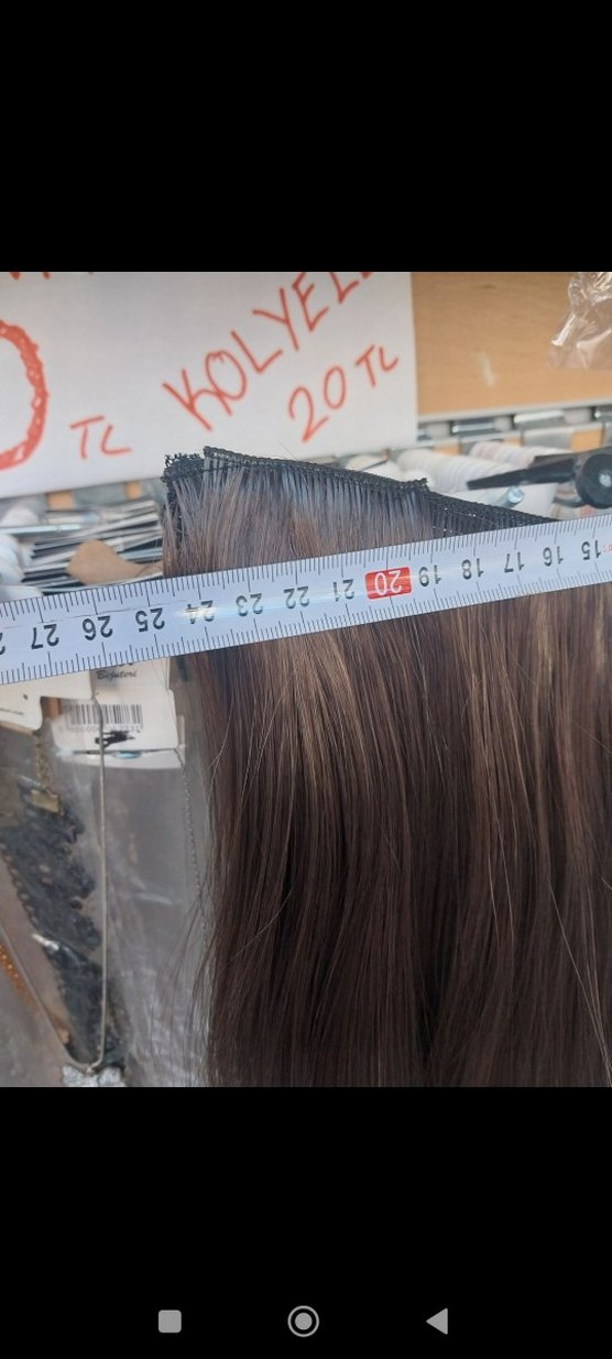 Tek parça yarım ay saç  A kalite - Görsel 5