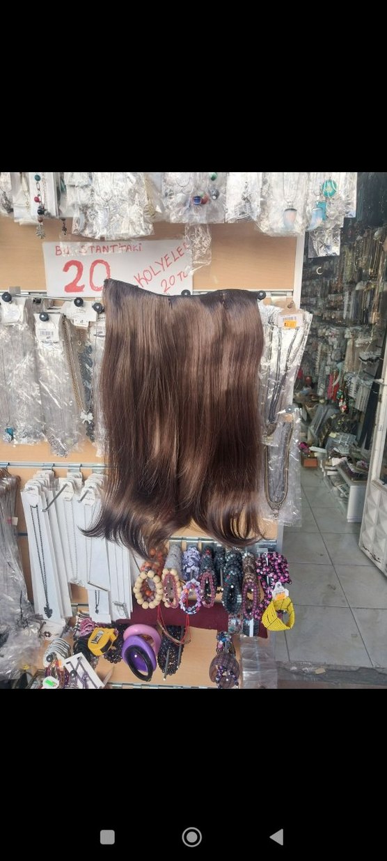Tek parça yarım ay saç  A kalite - Görsel 4