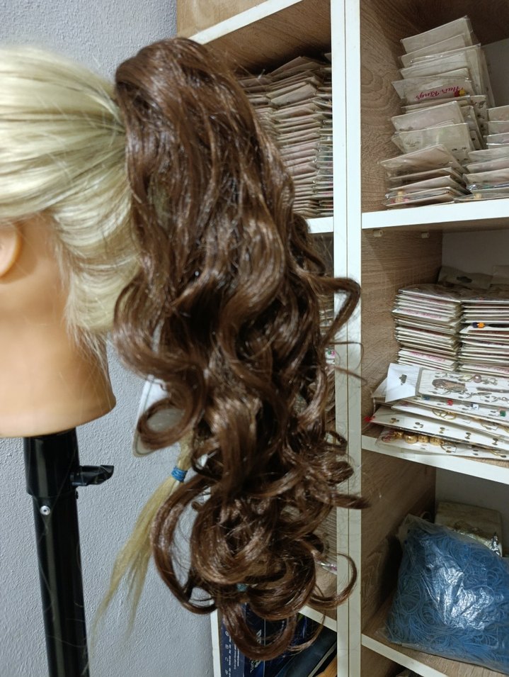 ULTRA A+ KALİTE 
Tokalı At Kuyruğu  Dalgalı - Görsel 2