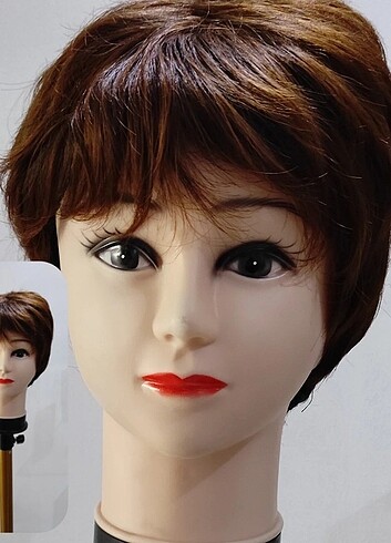 ERKEK Sentetik Kısa Boy Peruk  Ürün Boyu: 25 ? 30cm  Ürün Ağırlı - Görsel 2