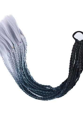 Xpression Afrika örgüsü lastik tokalı 65 cm