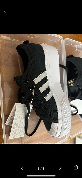 36,5 Beden Adidas Nizza Platform Topuklu Spor Ayakkabı