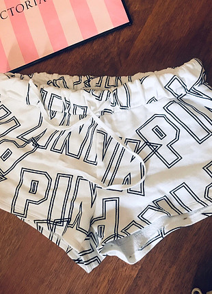 s Beden beyaz Renk Victoria secret pink şort