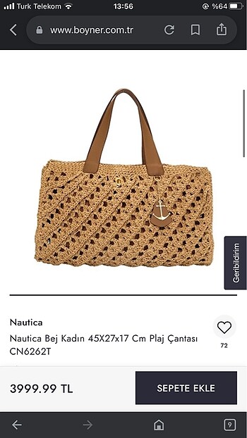 Nautica yeni sezon çanta