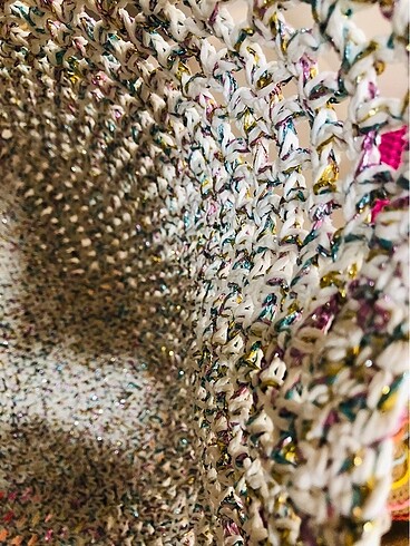 Prada model kağıt ip hasır çanta #prada #miumiu #celine - Görsel 7