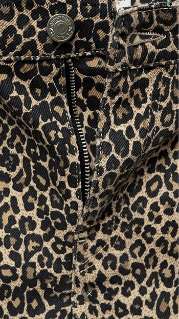 Mango leopar düz kesim jean #leopar - Görsel 6