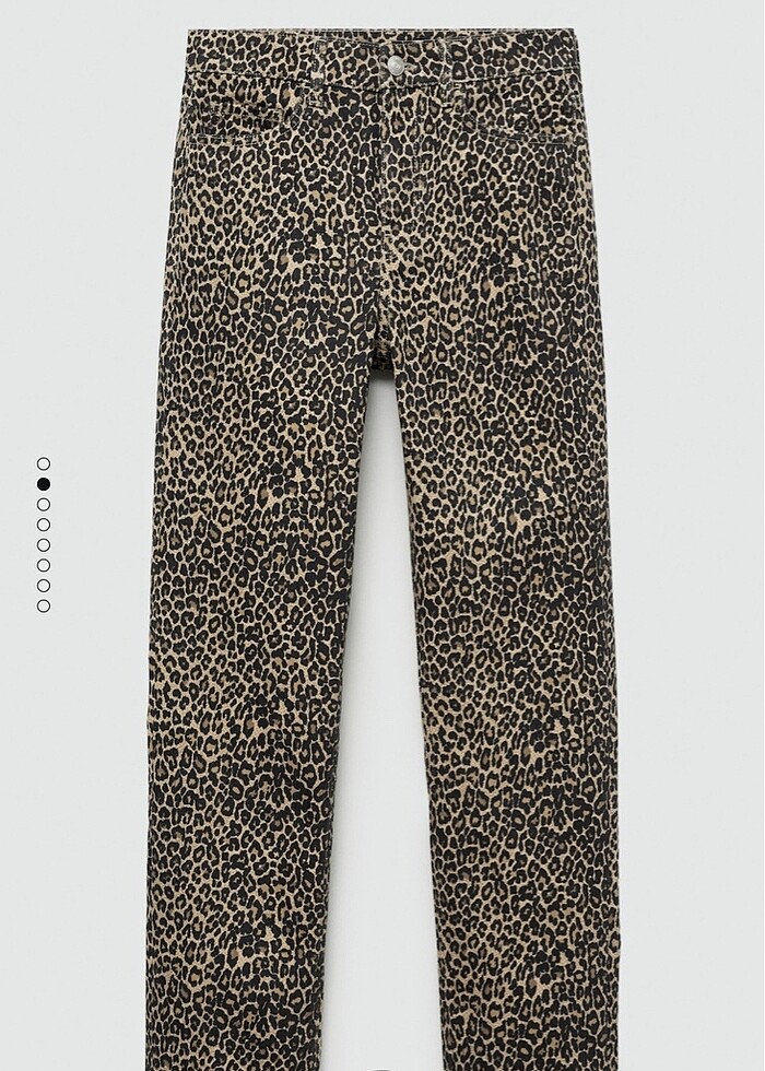 Mango leopar düz kesim jean #leopar - Görsel 2