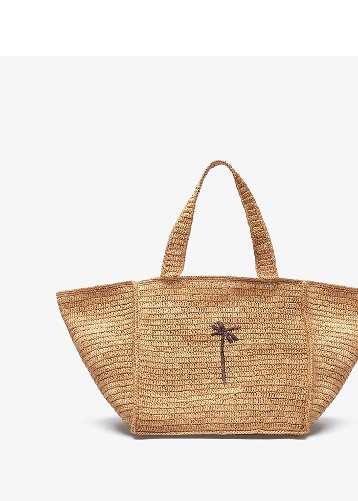 Manebi rafya hasır çanta #miumiu #coach #loewe - Görsel 2