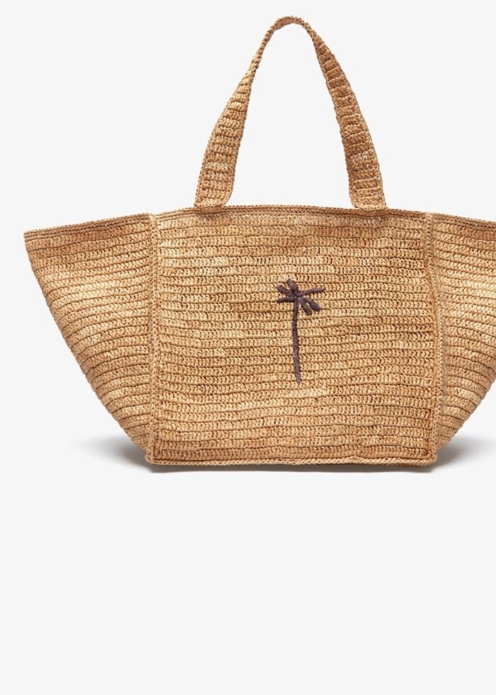 Manebi rafya hasır çanta #miumiu #coach #loewe - Görsel 3