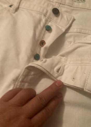 Koton Ekru Denim Pantolon