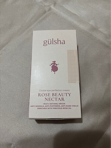 Gülsha rose beauty nectar eye cream 15ml