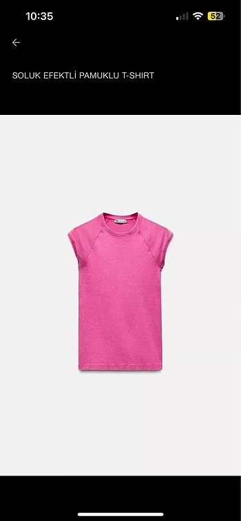Zara pembe bluz